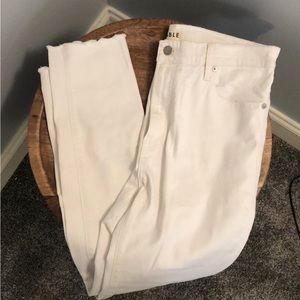 NWT Able White Jeans